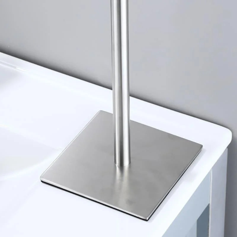 Toalheiro de Aço Inox com Base Emborrachada para Bancada Lenogue