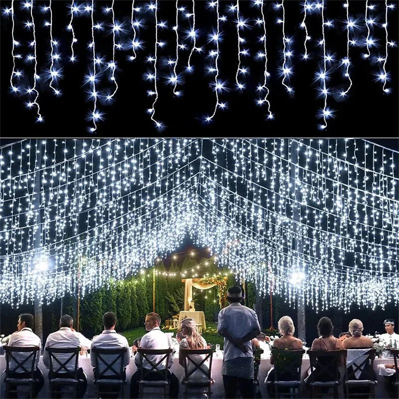 Varal de Luzes Natal Brilhante 5 Metros Lenogue